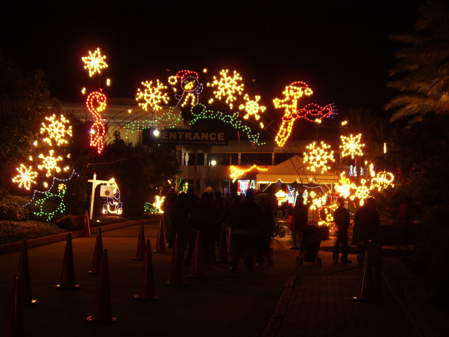 Moody Gardens Festival Of Lights And New Ice Land Ice Sculptures