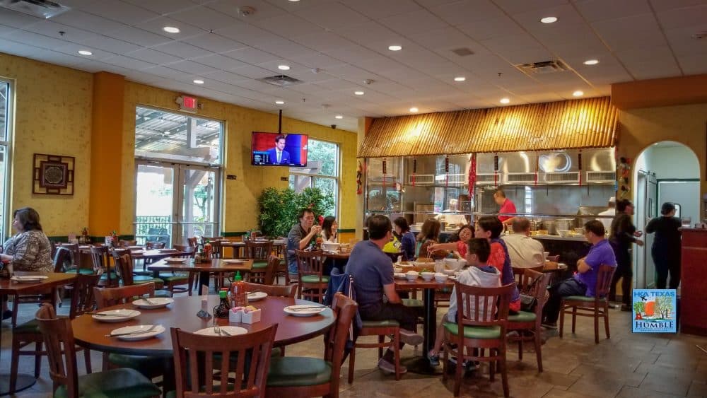 The first dinning area as you walk in - The cooks are hard at work