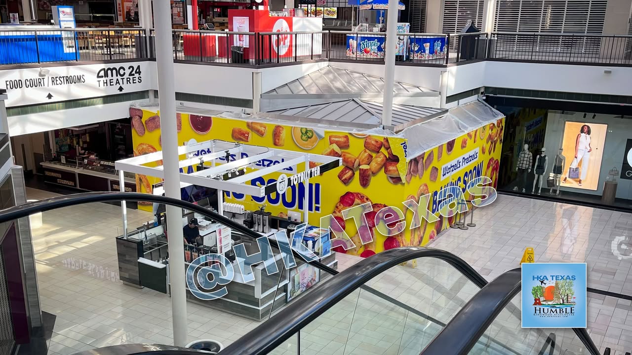 WETZEL’S PRETZELS is coming soon to the first floor of Deerbrook Mall in Humble