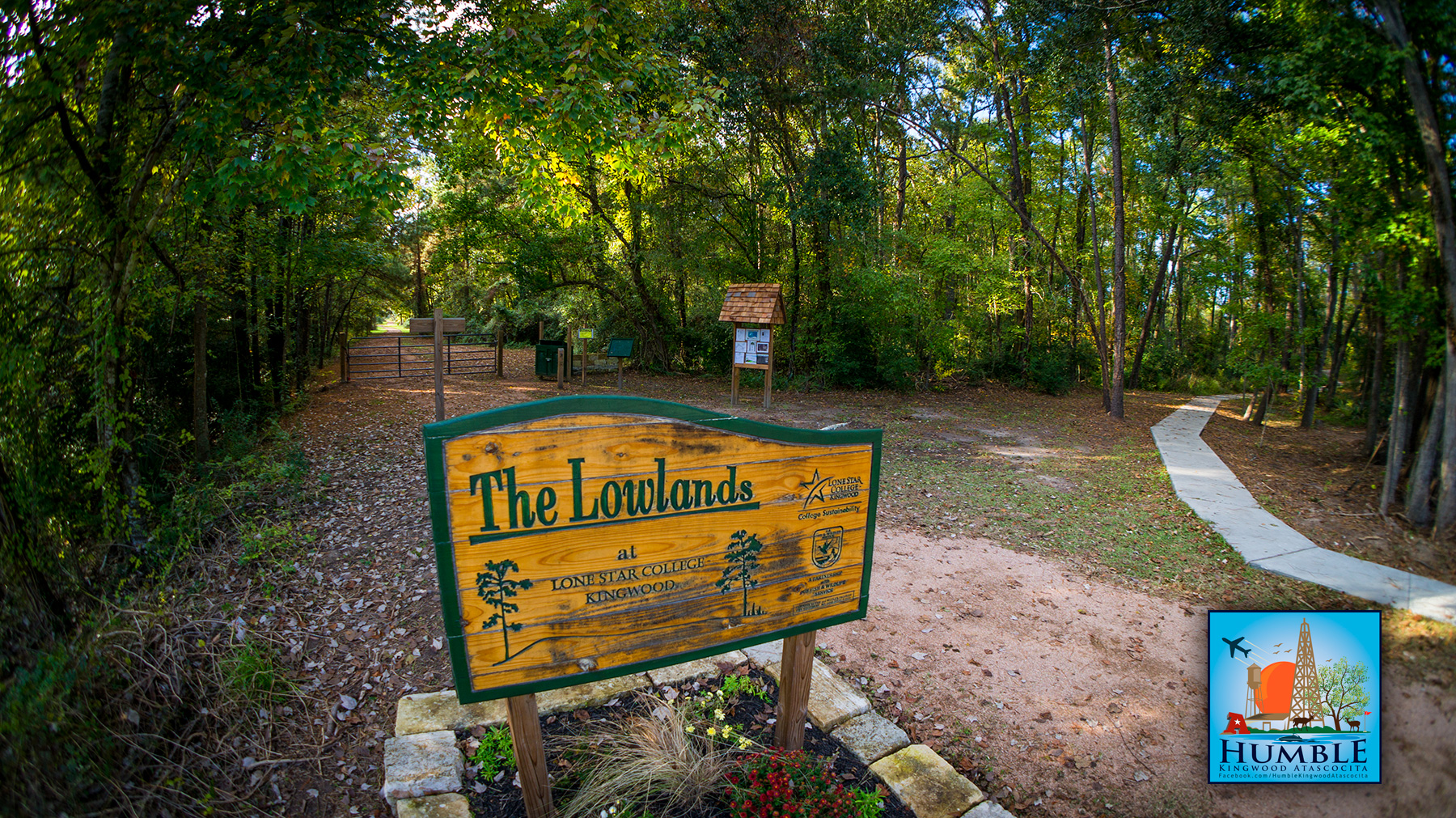 The Lowlands nature trail at Lone Star College – Kingwood
