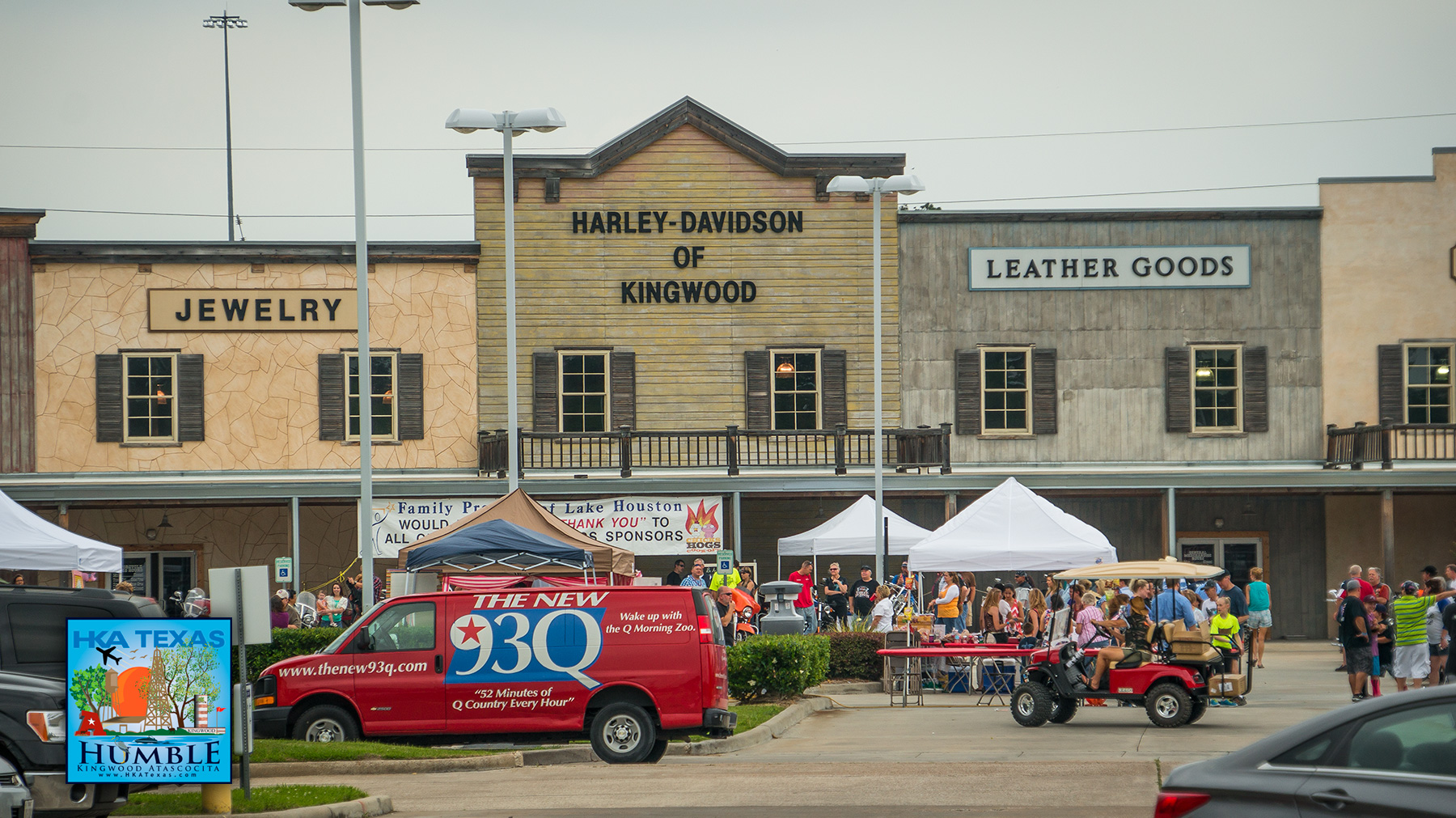 Good turn out at the Chicks and Hogs cook off at Harley-Davidson Kingwood