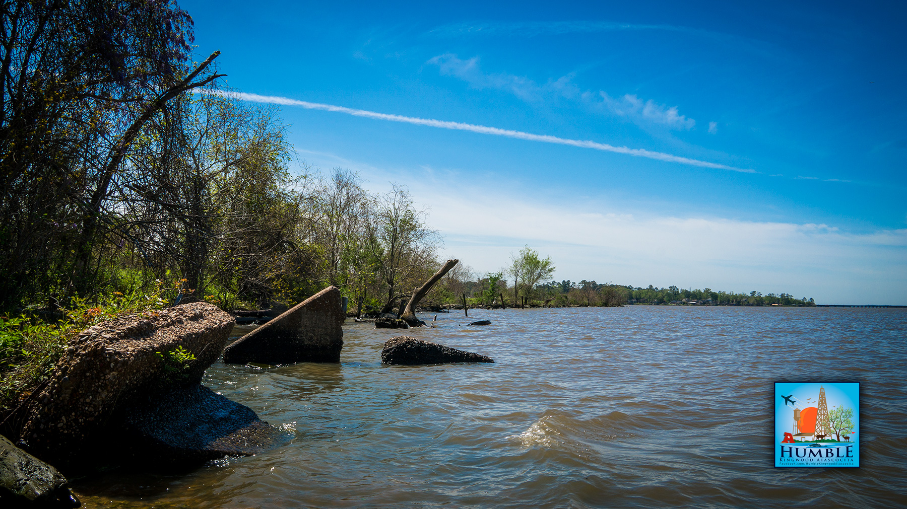 Lake Houston from the rocks