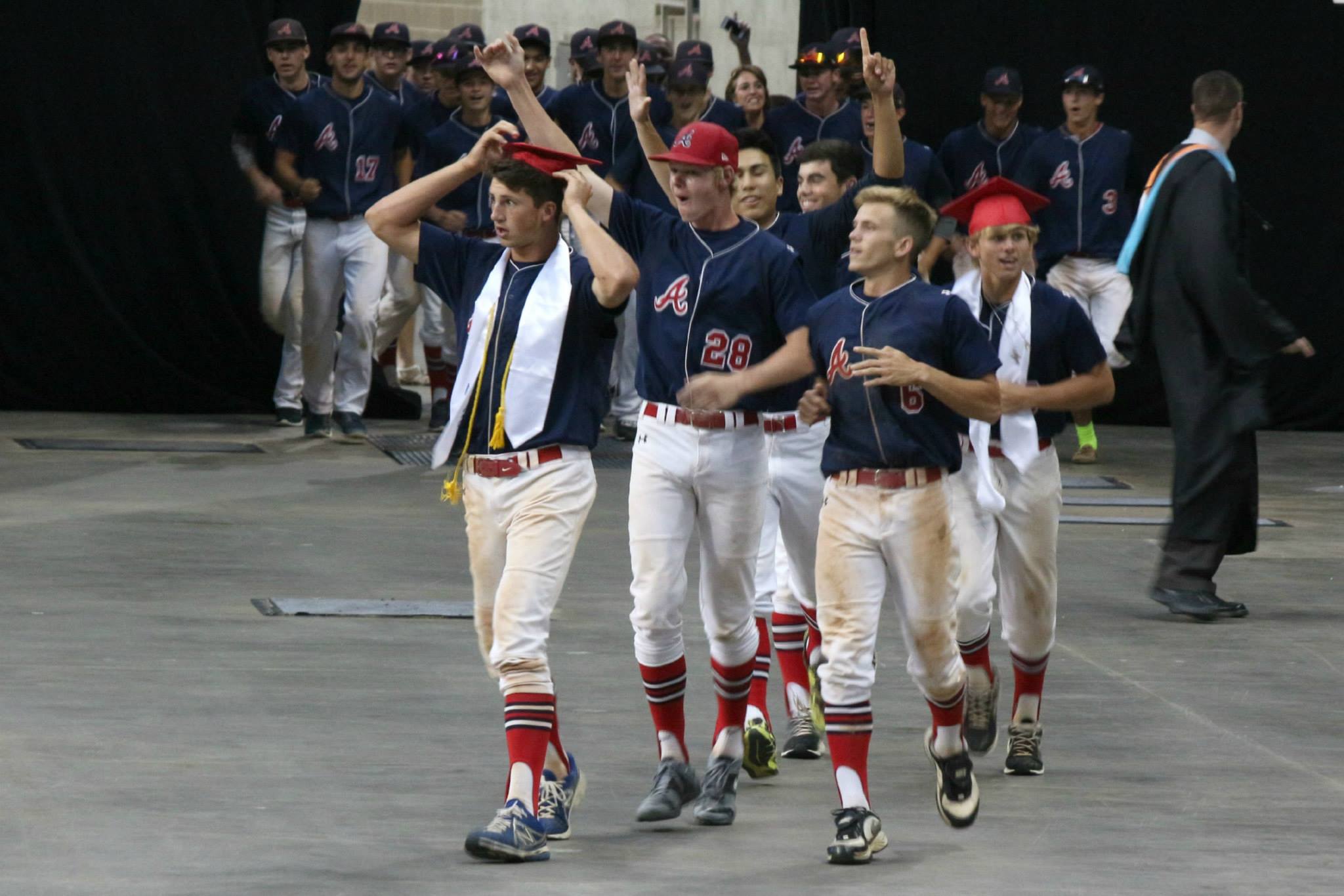 A priceless, once in a lifetime moment for the Atascocita Baseball team at graduation