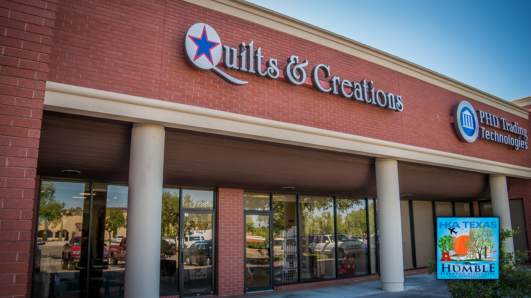 Quilts & Creations, Custom Quilts, Fabrics & More opened in March 2014 on HWY 59 in Kingwood