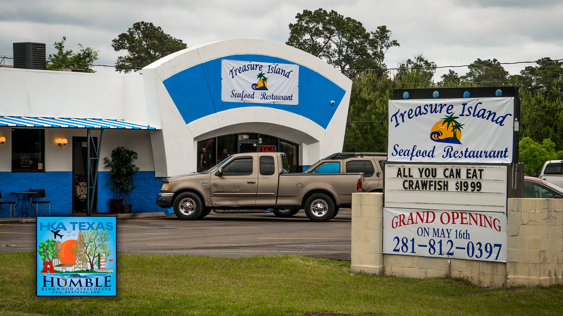 Treasure Island Seafood Restaurant – Grand Opening May 16th in Atascocita