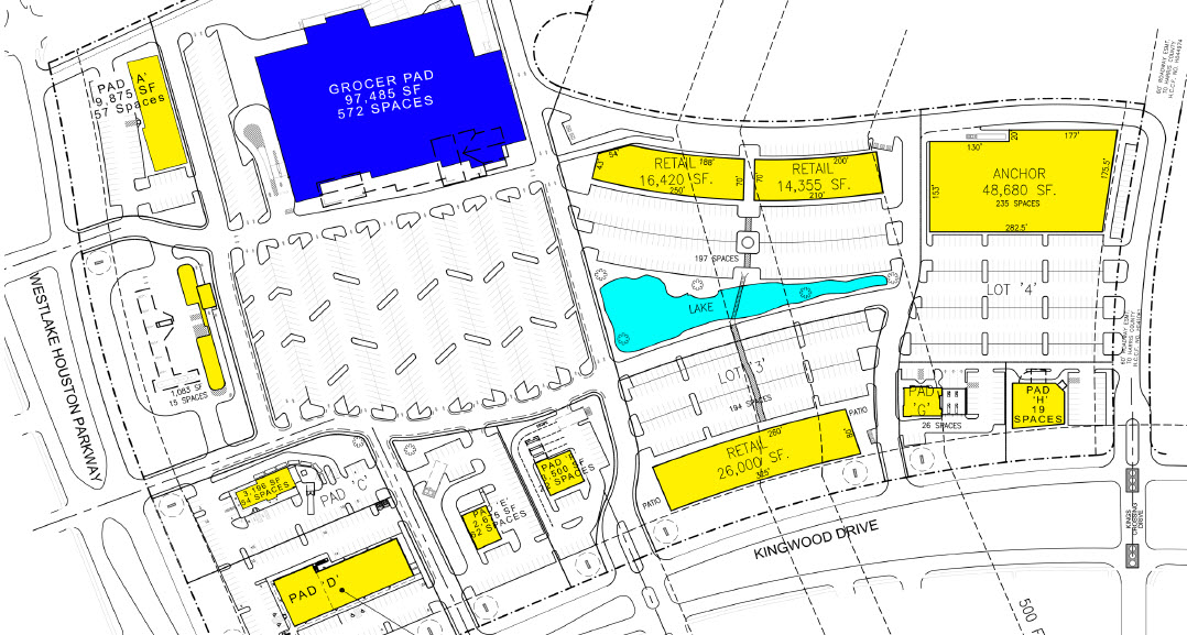 Grocery, Gas, Fast Food & over 105,000 sf of retail planned for Kingwood