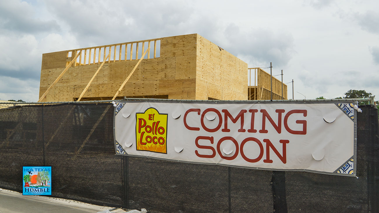 El Pollo Loco “The Crazy Chicken” now under construction in Humble, Texas