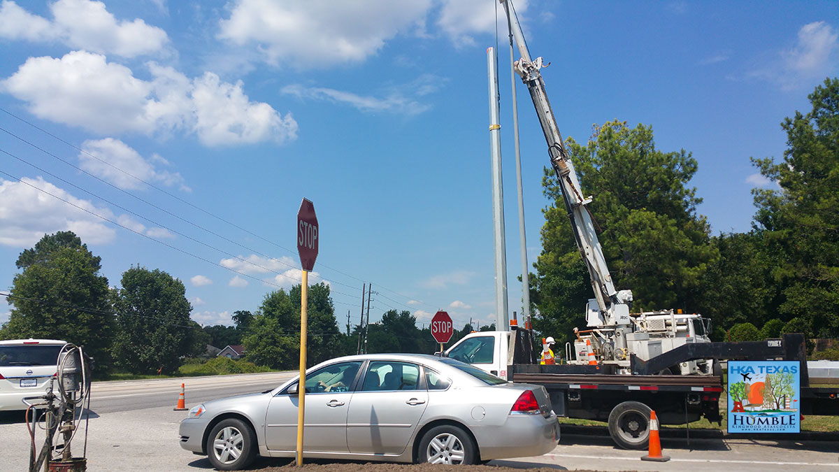 Long awaiting construction of traffic signals on Atascocita Road