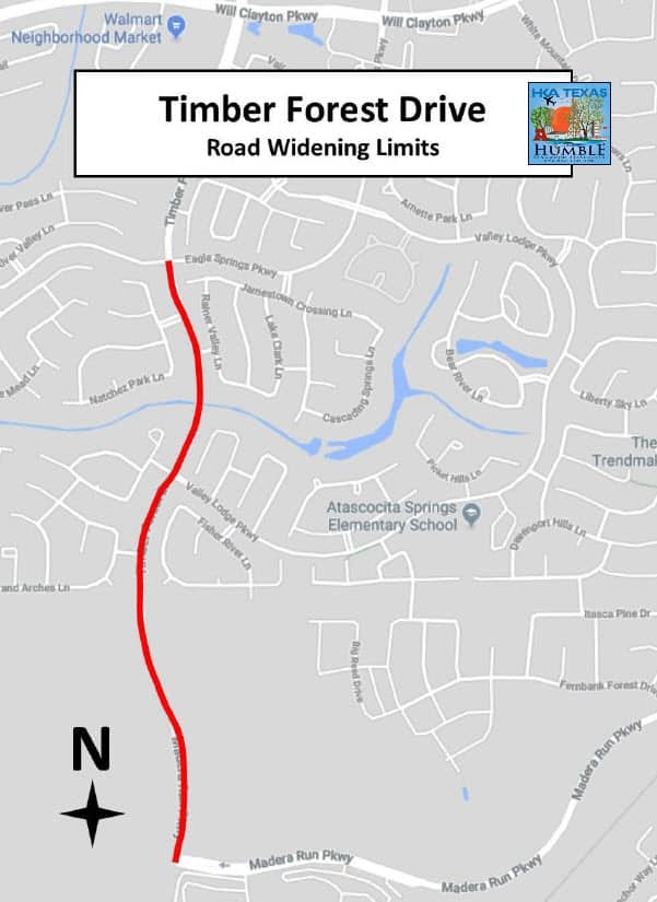 Precinct 2 Begins Construction on Timber Forest Drive Widening