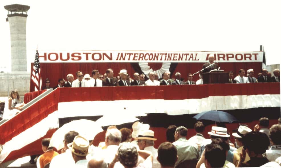 Houston IAH 50 years opening day