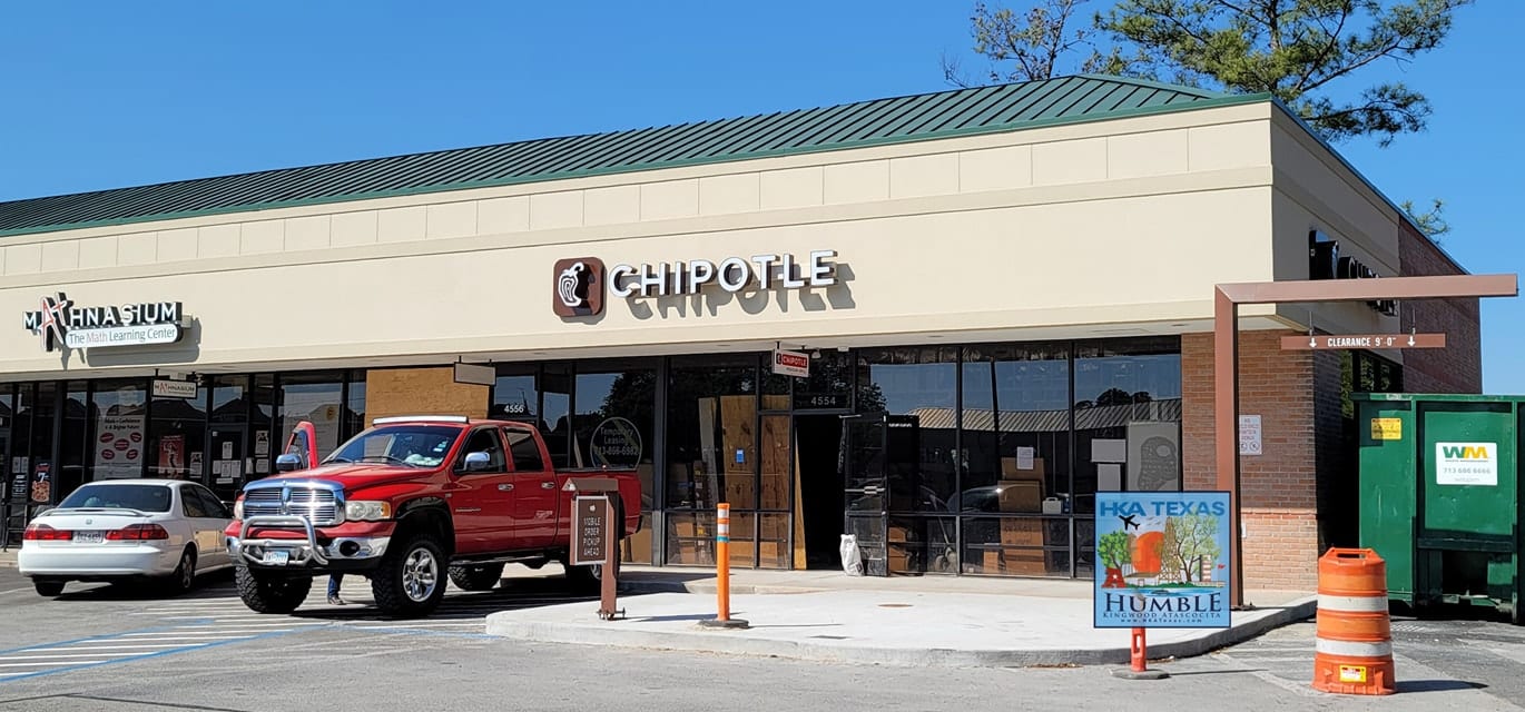 A new Chipotle Mexican Grill coming soon to Kingwood