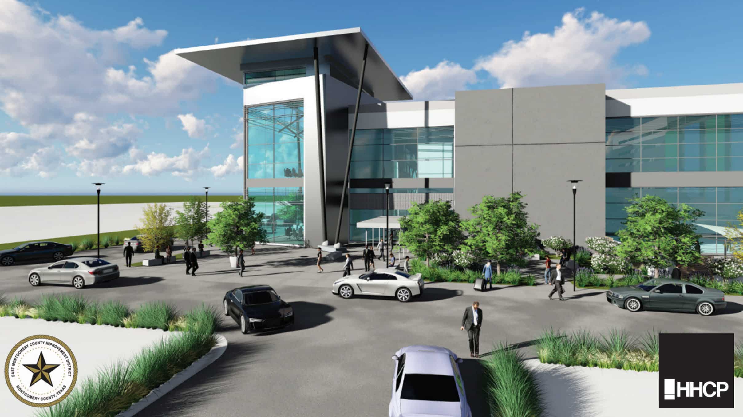 Proposed 200,000 sq. ft. conference and events center in East Montgomery County, Texas