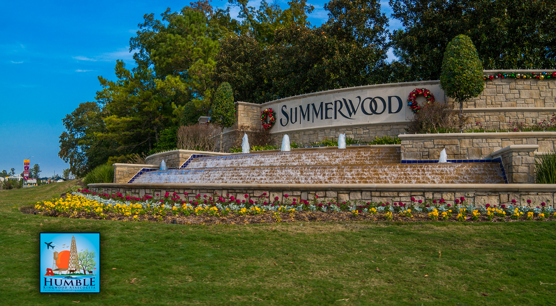 summerwood entrance hka texas crosby christmas lights