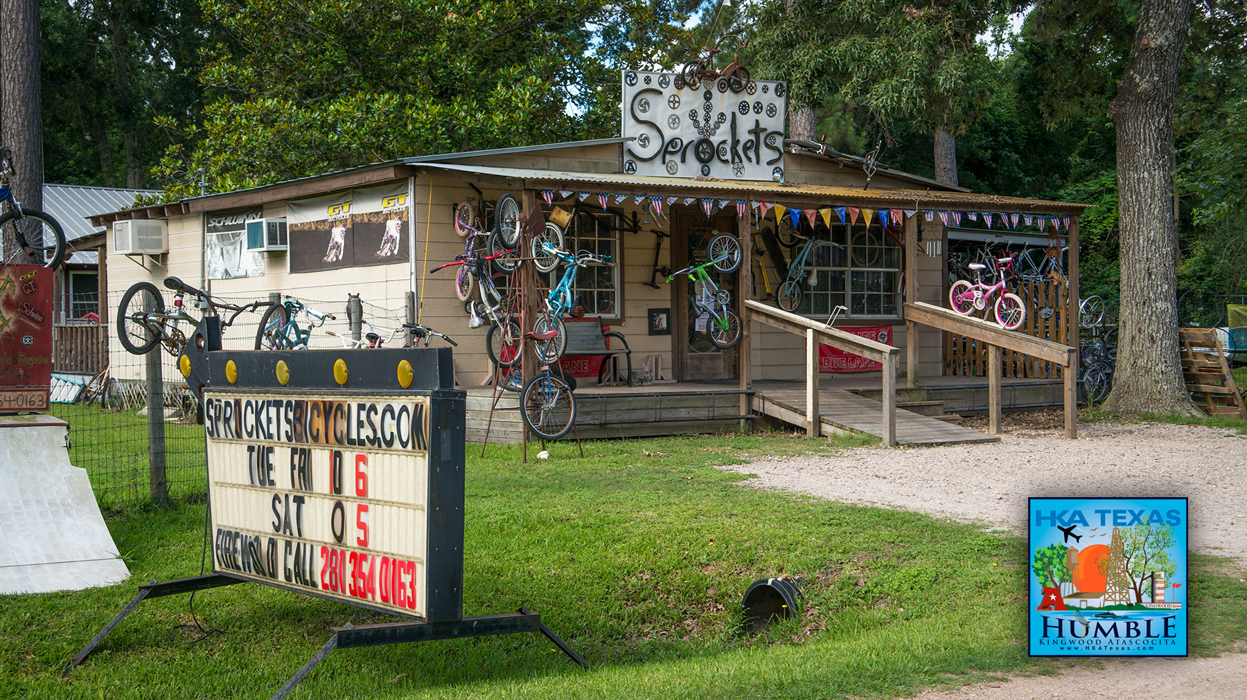 Sprockets Bicycles and More, unassuming, but full of two wheeling fun