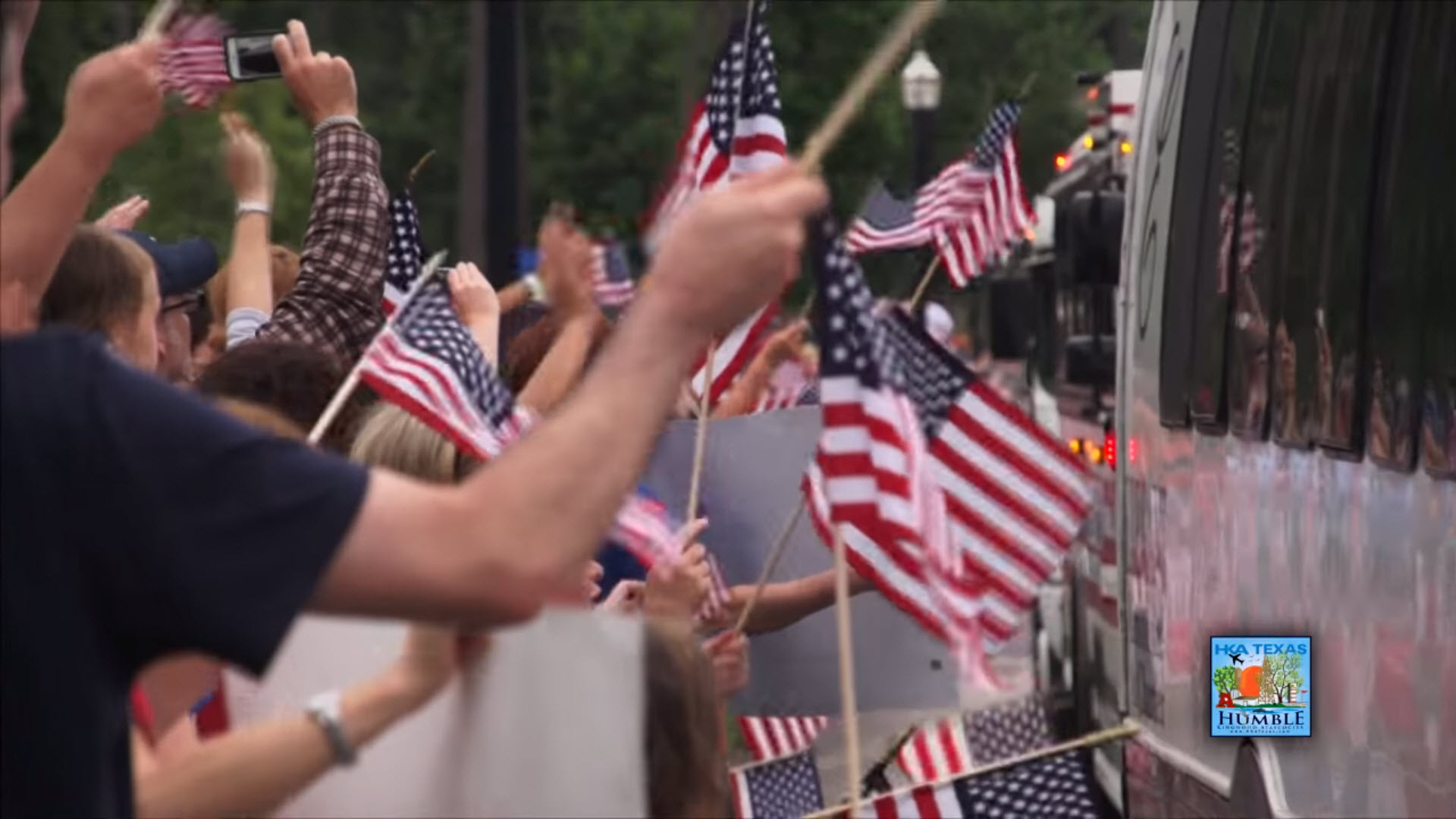 Wounded Warriors Motorcade through HKA to honor our heroes on May 18