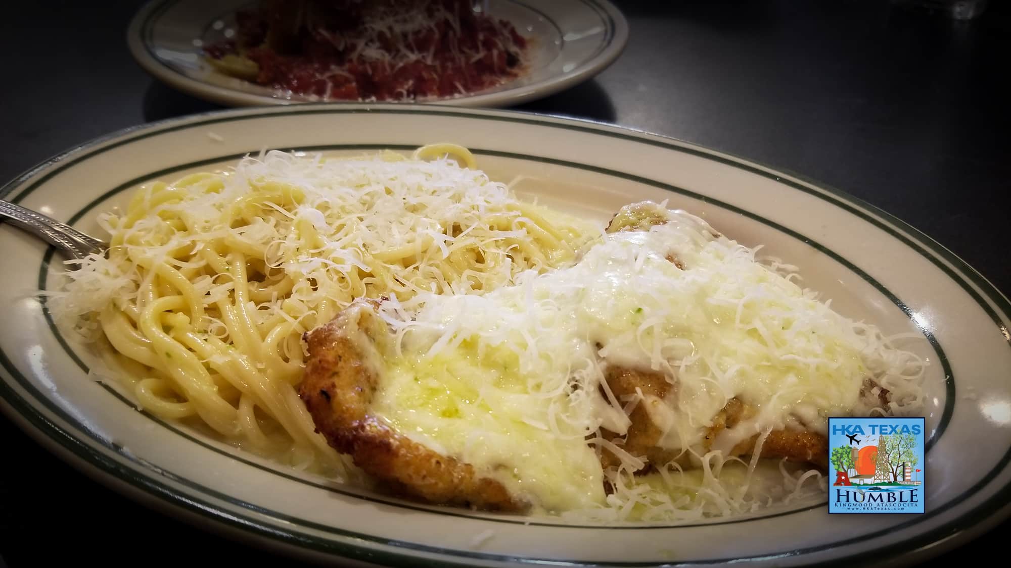 Marsalas Chicken Parmesan with jalapeno cream sauce