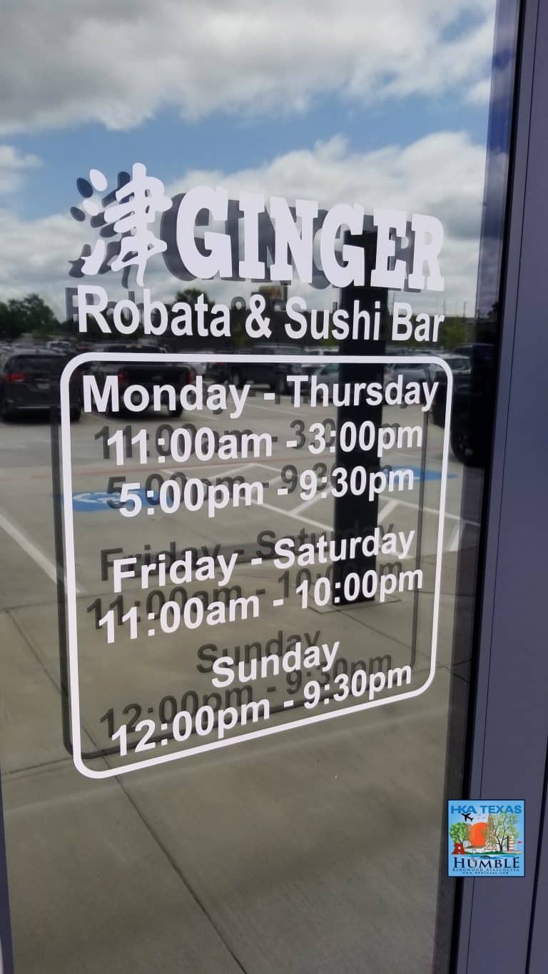 Ginger Restaurants third location NOW OPEN in Kingwood, Texas