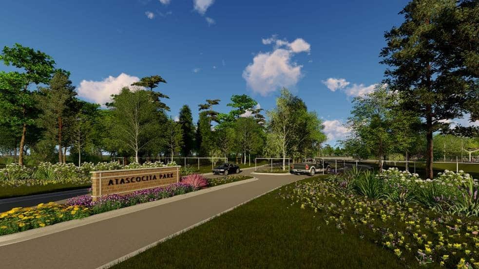 atascocita park entrance rendering atascocita park entrance rendering