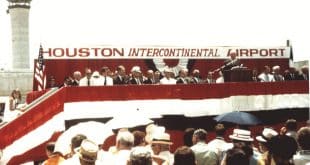 Houston IAH 50 years opening day