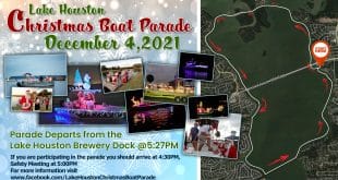 The Lake Houston Christmas Boat Parade 12-4-2021